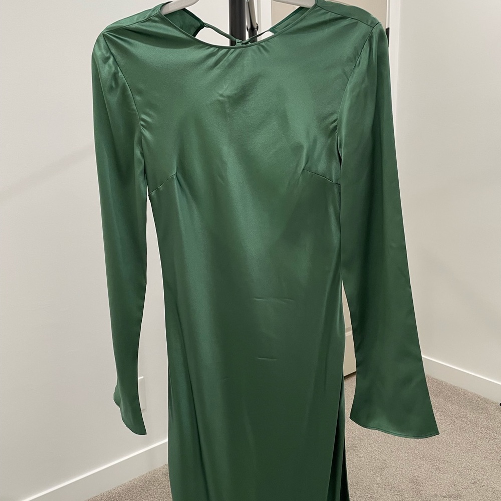 Reformation Davina Silk Dress